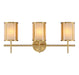 Savoy House - 8-2055-3-322 - Three Light Bathroom Vanity - Camden - Warm Brass