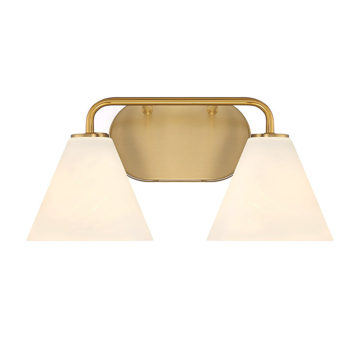 Savoy House - 8-2988-2-322 - Two Light Bathroom Vanity - Blair - Warm Brass