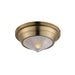 Maxim - 10390PRNAB - One Light Flush Mount - Hargreaves - Natural Aged Brass