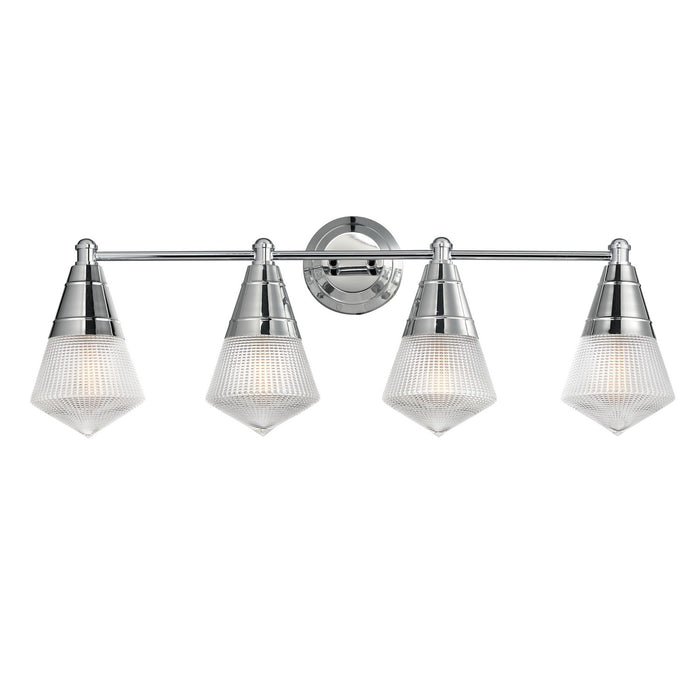 Maxim - 10394PRPC - Four Light Bath Vanity - Hargreaves - Polished Chrome