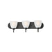Maxim - 11383FTBK - Three Light Bath Vanity - Axis - Black
