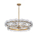 Maxim - 21823TCWBR - Four Light Chandelier - Loren - Weathered Brass