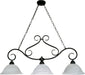 Nuvo Lighting - 60-382 - Three Light Chandelier - Castillo - Textured Black