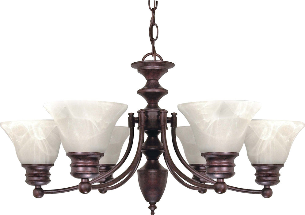 Nuvo Lighting - 60-358 - Six Light Chandelier - Empire - Old Bronze