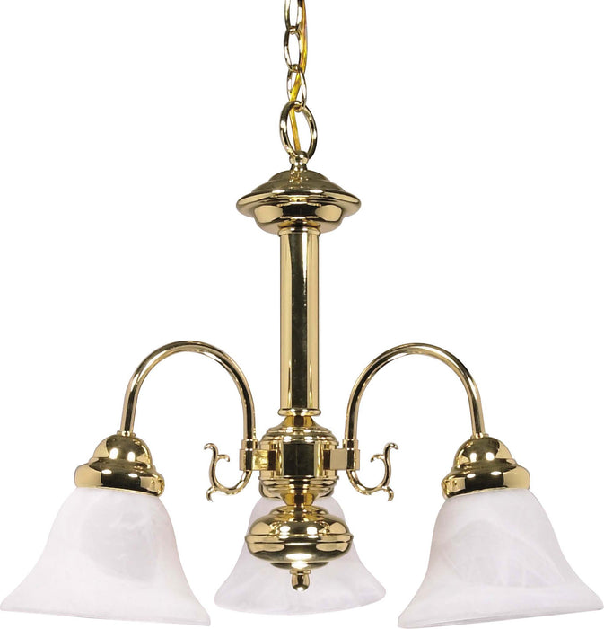 Nuvo Lighting - 60-186 - Three Light Chandelier - Ballerina - Polished Brass