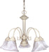 Nuvo Lighting - 60-187 - Five Light Chandelier - Ballerina - Textured White
