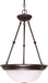 Nuvo Lighting - 60-211 - Three Light Pendant - Alabaster Glass Old Bronze - Old Bronze