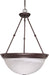 Nuvo Lighting - 60-212 - Three Light Pendant - Alabaster Glass Old Bronze - Old Bronze