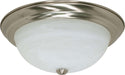 Nuvo Lighting - 60-199 - Three Light Flush Mount - Brushed Nickel