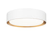 Z-Lite - 1014F12-MW-MGLD-LED - LED Flush Mount - Kawan - Matte White + Modern Gold