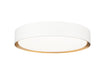 Z-Lite - 1014F16-MW-MGLD-LED - LED Flush Mount - Kawan - Matte White + Modern Gold