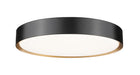 Z-Lite - 1014F20-MB-MGLD-LED - LED Flush Mount - Kawan - Matte Black + Modern Gold