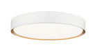 Z-Lite - 1014F20-MW-MGLD-LED - LED Flush Mount - Kawan - Matte White + Modern Gold