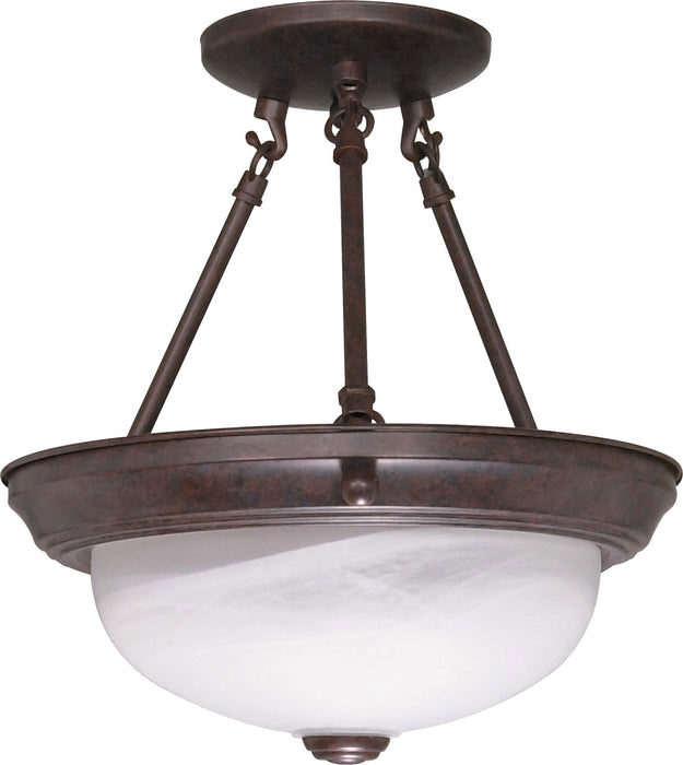 Nuvo Lighting - 60-208 - Two Light Semi Flush Mount - Old Bronze