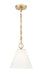 Z-Lite - 3042P10-MGLD - One Light Pendant - Alaric - Modern Gold