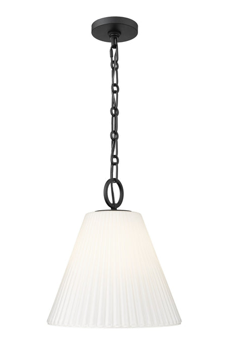 Z-Lite - 3042P14-MB - One Light Pendant - Alaric - Matte Black