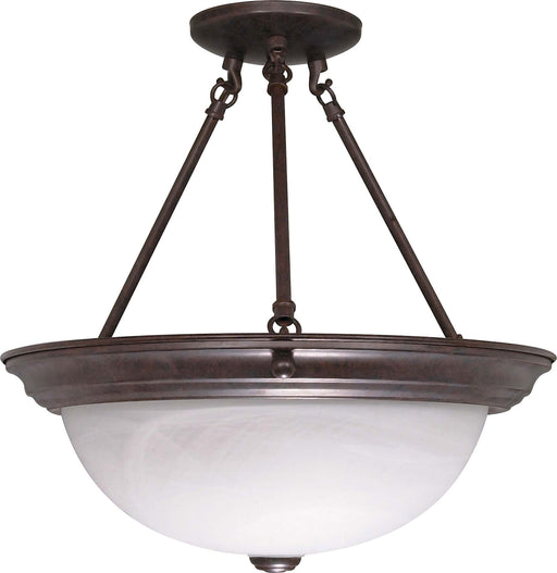 Nuvo Lighting - 60-210 - Three Light Semi Flush Mount - Old Bronze
