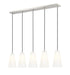 Z-Lite - 3043P6-5L-BN - Five Light Linear Chandelier - Farrell - Brushed Nickel