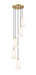 Z-Lite - 3043P6-5R-MGLD - Five Light Chandelier - Farrell - Modern Gold