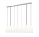 Z-Lite - 3043P7-7L-BN - Seven Light Linear Chandelier - Farrell - Brushed Nickel