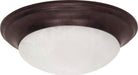 Nuvo Lighting - 60-280 - One Light Flush Mount - Twist and Lock Old Bronze - Old Bronze