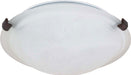 Nuvo Lighting - 60-273 - Two Light Flush Mount - Tri Clip Old Bronze - Old Bronze