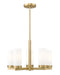 Z-Lite - 3044-5MGLD - Five Light Chandelier - Danica - Modern Gold