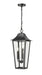 Z-Lite - 5008CHB-BK - Three Light Outdoor Chain Mount Ceiling Fixture - Gannon - Black