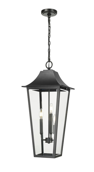 Z-Lite - 5008CHXL-BK - Three Light Outdoor Chain Mount Ceiling Fixture - Gannon - Black