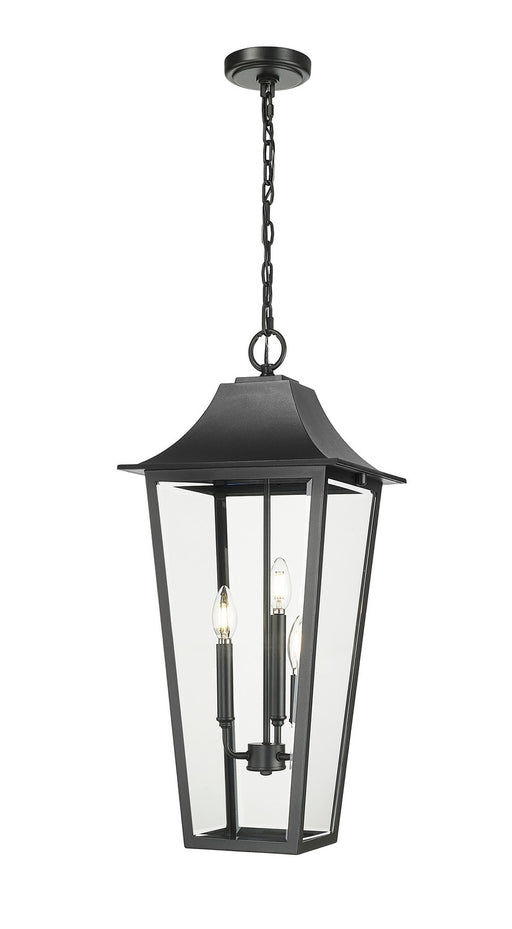 Z-Lite - 5008CHXL-BK - Three Light Outdoor Chain Mount Ceiling Fixture - Gannon - Black