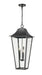 Z-Lite - 5008CHXXL-BK - Five Light Outdoor Chain Mount Ceiling Fixture - Gannon - Black