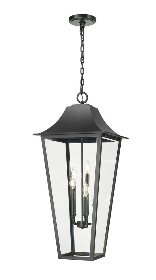 Z-Lite - 5008CHXXL-BK - Five Light Outdoor Chain Mount Ceiling Fixture - Gannon - Black