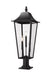 Z-Lite - 5008PHXLR-533PM-BK - Three Light Outdoor Pier Mounted Fixture - Gannon - Black