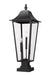 Z-Lite - 5008PHXLS-SQPM-BK - Three Light Outdoor Pier Mounted Fixture - Gannon - Black