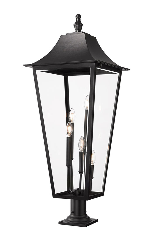 Z-Lite - 5008PHXXLR-533PM-BK - Five Light Outdoor Pier Mounted Fixture - Gannon - Black