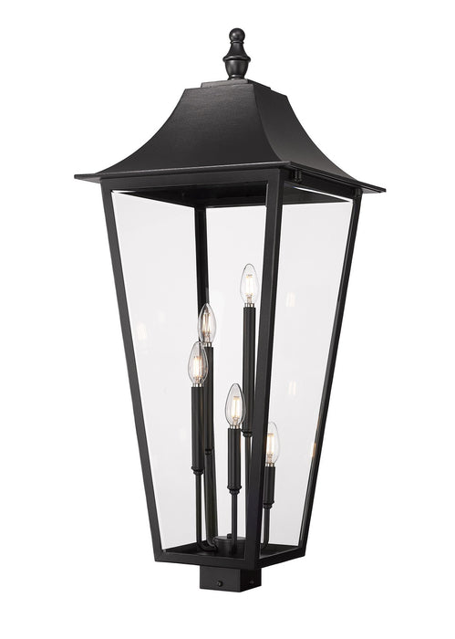 Z-Lite - 5008PHXXLS-BK - Five Light Outdoor Post Mount Fixture - Gannon - Black