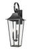Z-Lite - 5008XL-BK - Three Light Outdoor Wall Light - Gannon - Black