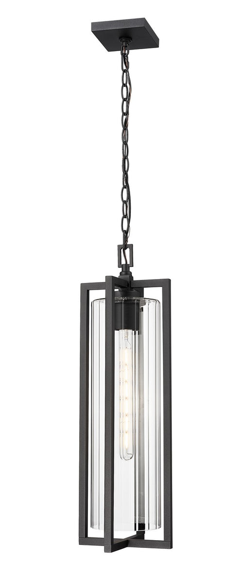 Z-Lite - 5013CHB-BK - One Light Outdoor Chain Mount Ceiling Fixture - Aura - Black