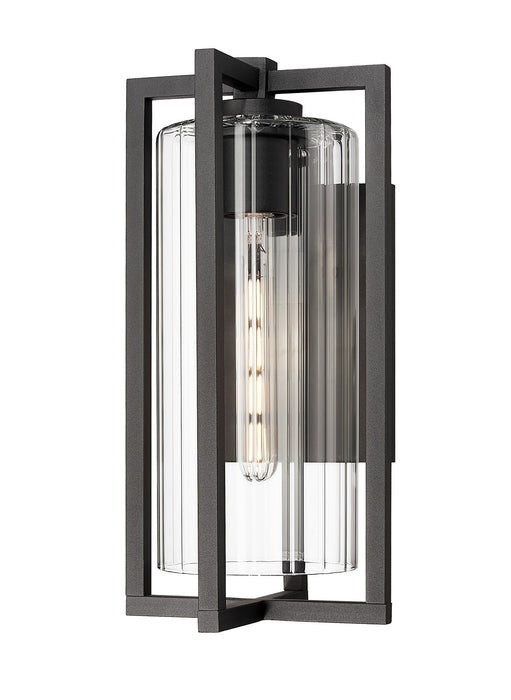 Z-Lite - 5013M-BK - One Light Outdoor Wall Light - Aura - Black