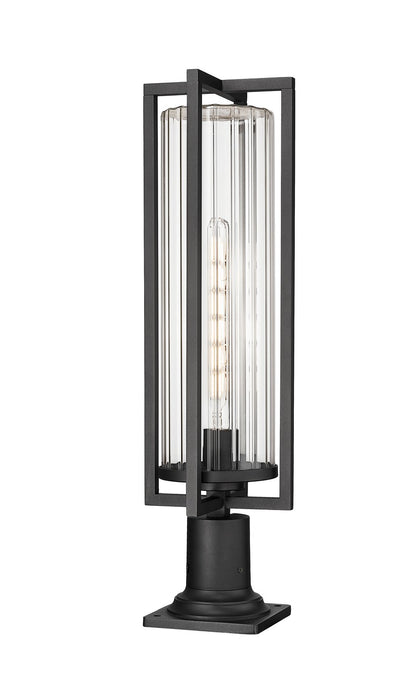 Z-Lite - 5013PHBR-533PM-BK - One Light Outdoor Pier Mounted Fixture - Aura - Black