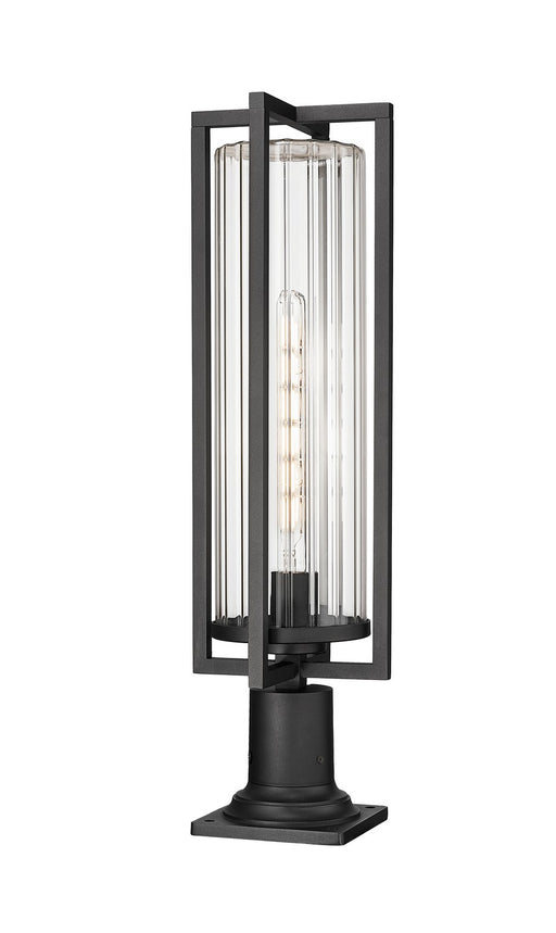 Z-Lite - 5013PHBR-533PM-BK - One Light Outdoor Pier Mounted Fixture - Aura - Black