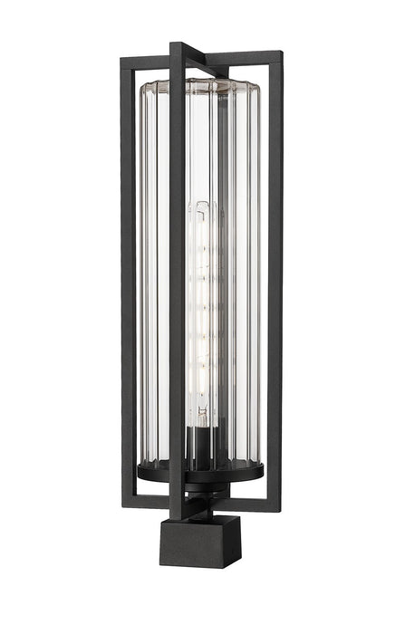 Z-Lite - 5013PHBS-BK - One Light Outdoor Post Mount Fixture - Aura - Black