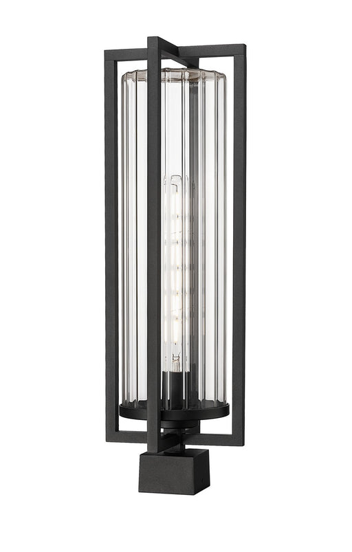 Z-Lite - 5013PHBS-BK - One Light Outdoor Post Mount Fixture - Aura - Black