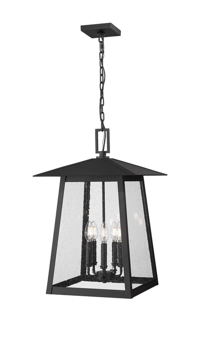 Z-Lite - 5015CHXL-BK - Five Light Outdoor Chain Mount Ceiling Fixture - Rainer - Black