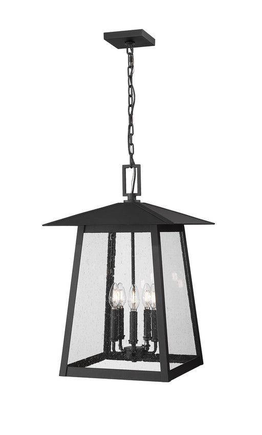 Z-Lite - 5015CHXL-BK - Five Light Outdoor Chain Mount Ceiling Fixture - Rainer - Black