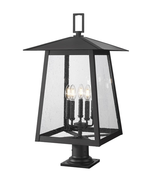 Z-Lite - 5015PHXLR-533PM-BK - Five Light Outdoor Pier Mounted Fixture - Rainer - Black