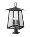 Z-Lite - 5015PHXLR-533PM-BK - Five Light Outdoor Pier Mounted Fixture - Rainer - Black