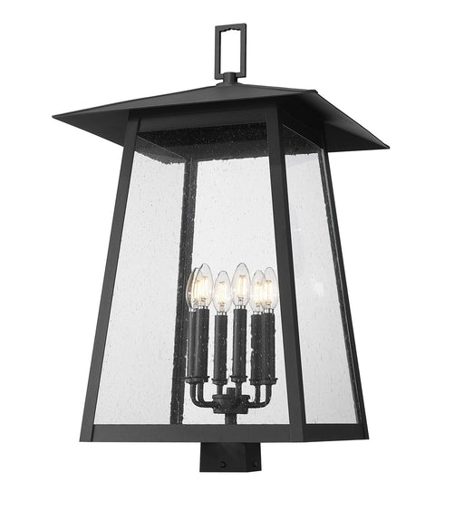 Z-Lite - 5015PHXXLS-BK - Six Light Outdoor Post Mount Fixture - Rainer - Black