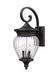 Z-Lite - 5016B-BK - Four Light Outdoor Wall Light - Davina - Black