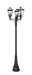 Z-Lite - 579PHBR-3-564P-BK - Three Light Outdoor Post Mount Fixture - Talbot - Black